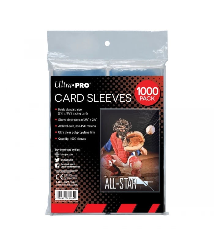 Fundas Regular Cards Ultra Pro - Paquete de 1000